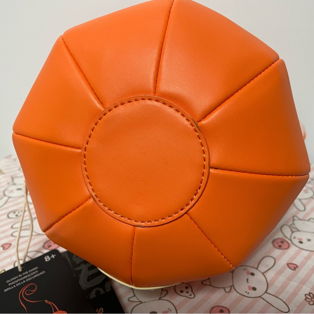 Disney Pumpkin Halloween Minnie Jack O Lantern Loungefly Crossbody Bag Purse - Picture 5 of 7